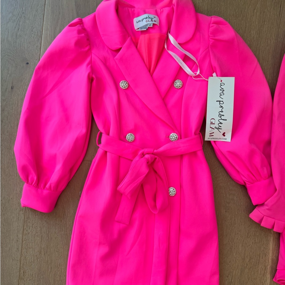 Ava Presley Hot Pink wrap dress.